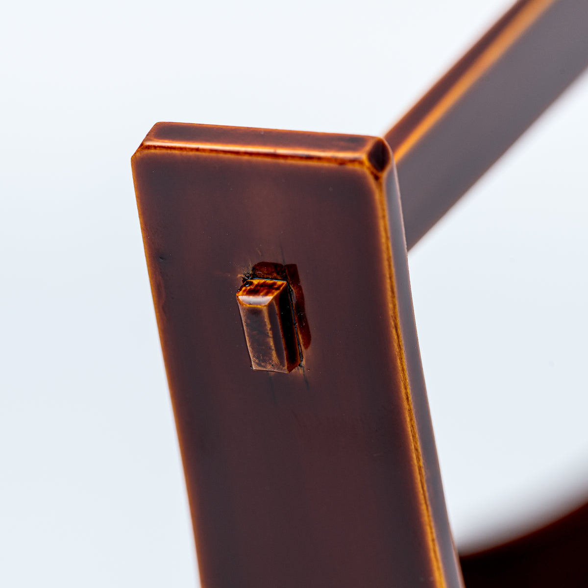 Golden Amber Hand-Carried Serving Tray