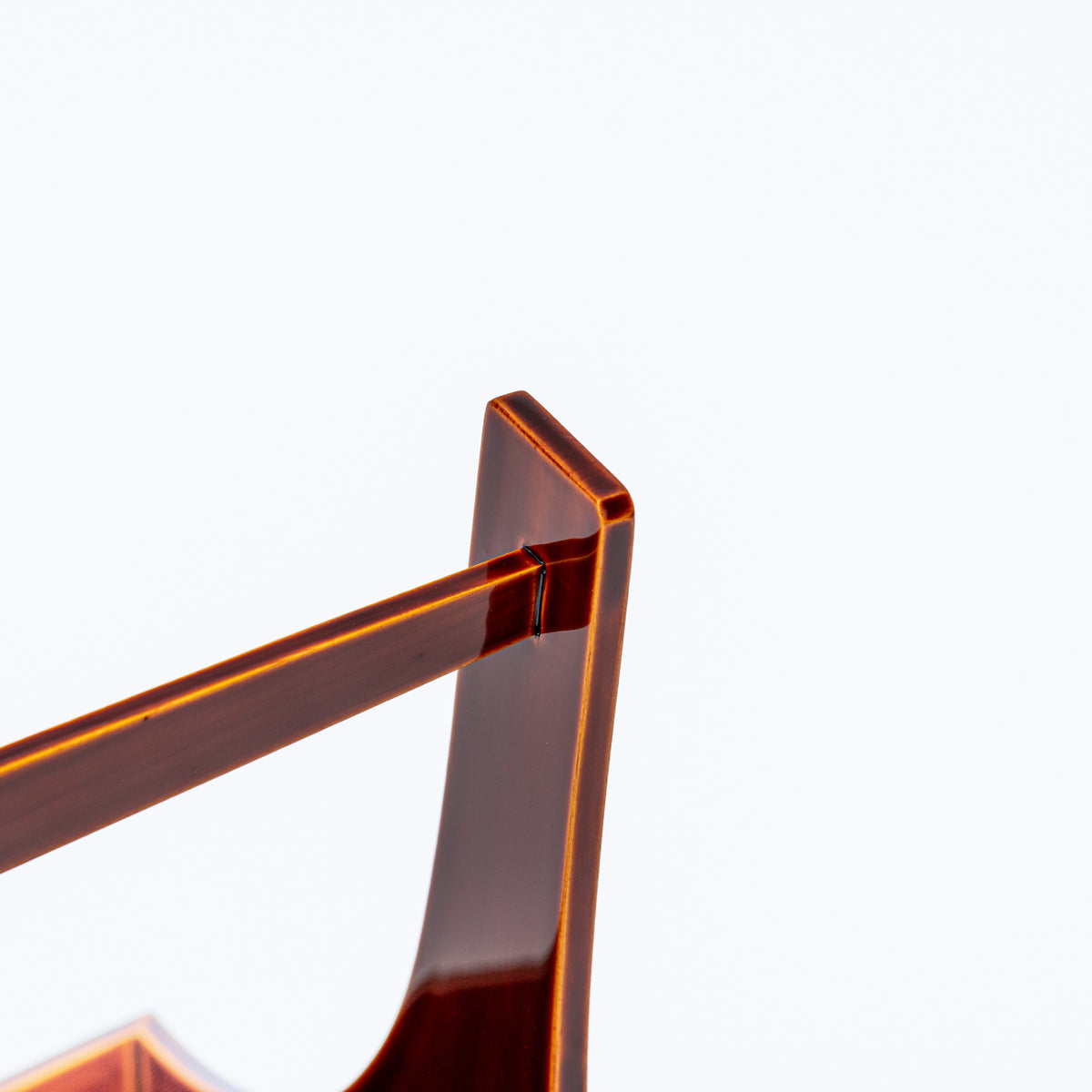 Golden Amber Hand-Carried Serving Tray