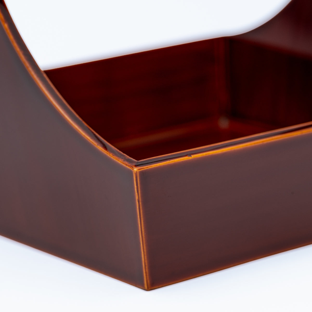 Golden Amber Hand-Carried Serving Tray