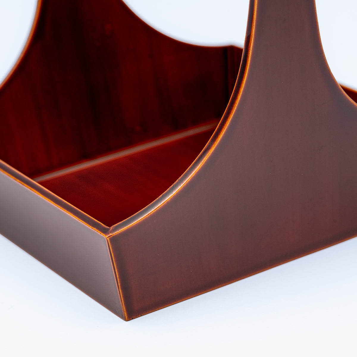 Golden Amber Hand-Carried Serving Tray