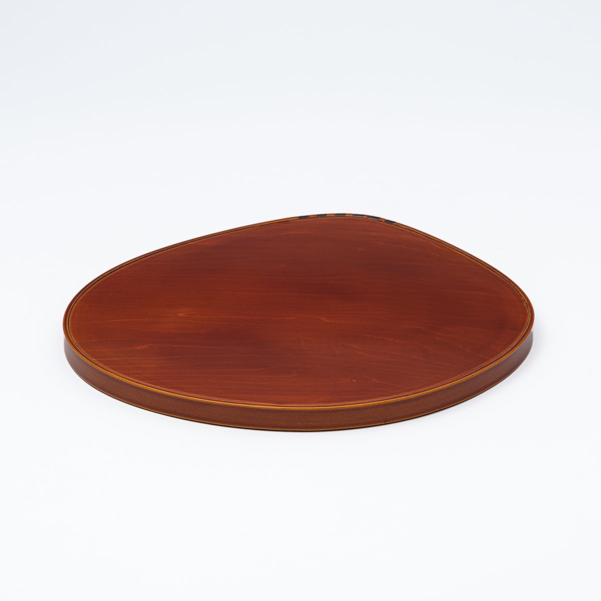 Golden Amber Clam-Shaped Tray