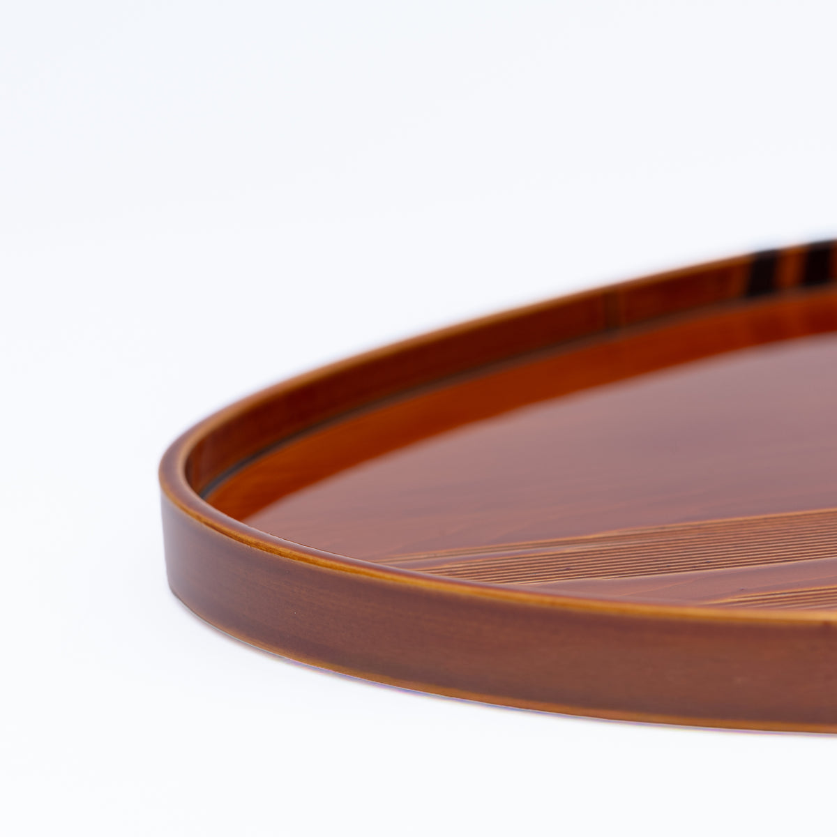 Golden Amber Clam-Shaped Tray