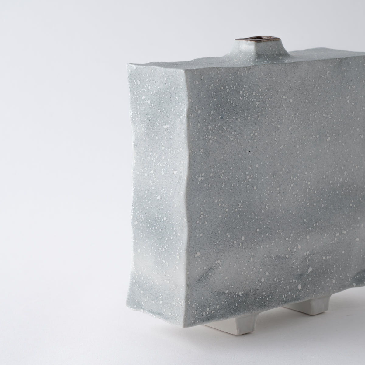Vase japonais Grues dansant dans la neige