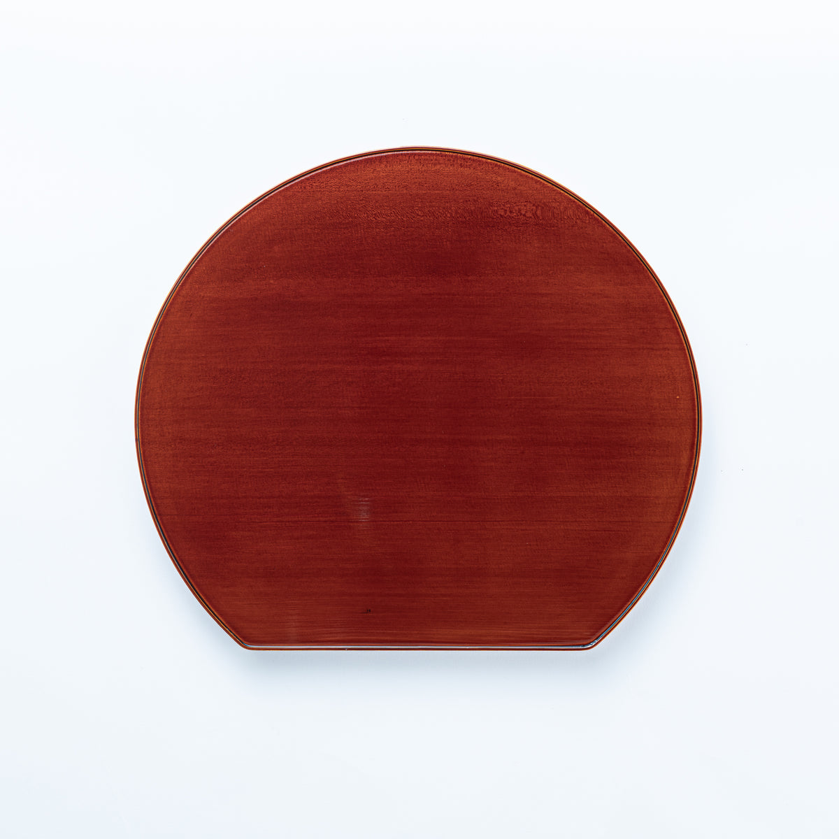 Golden Amber Half Moon Tray
