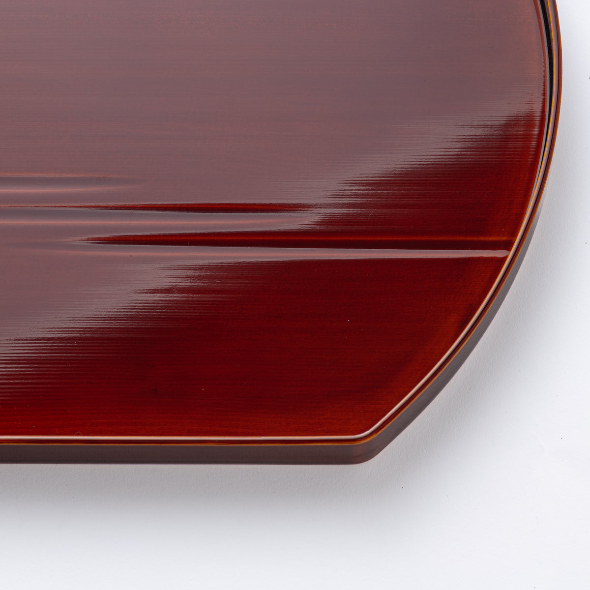 Golden Amber Half Moon Tray