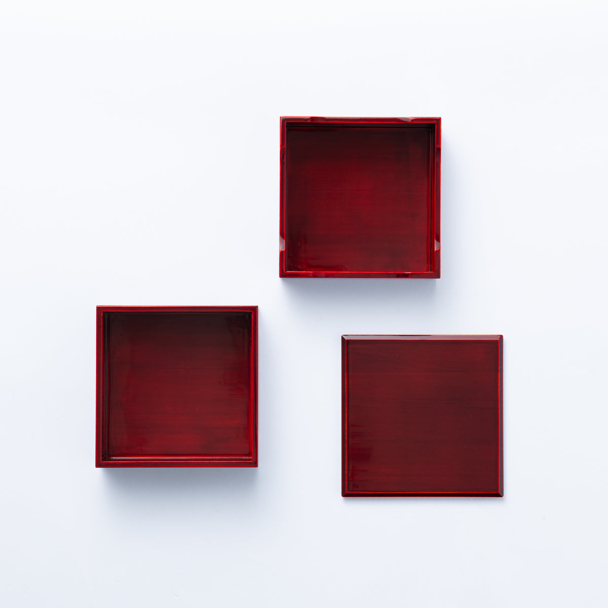 Red Amber Small Jubako Bento Box