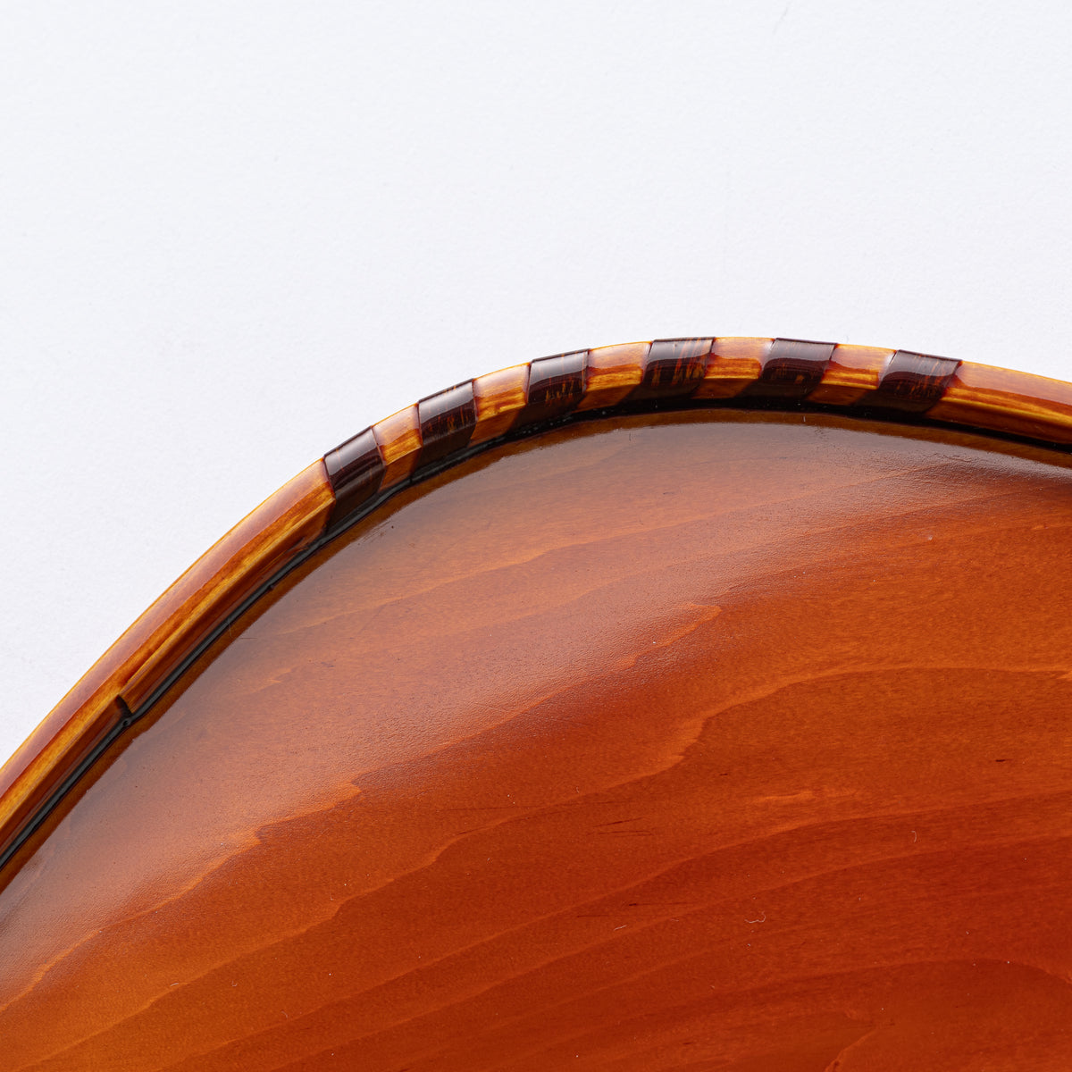Golden Amber Clam-Shaped Tray