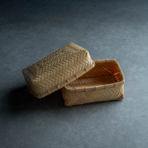 Ajiro Weave Bambus-Bento-Box