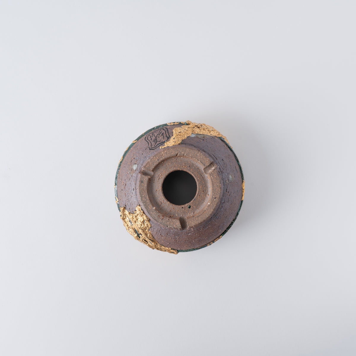 Gold Plum Round Plant Pot
