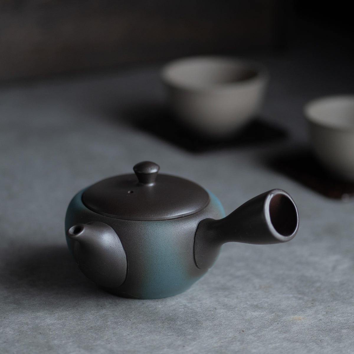 Yamafusa Green Sakura Japanese Teapot