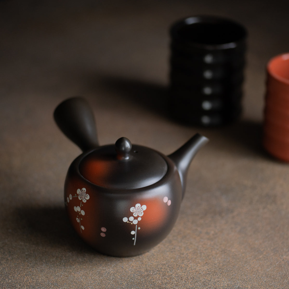 Weeping Sakura Japanese Teapot