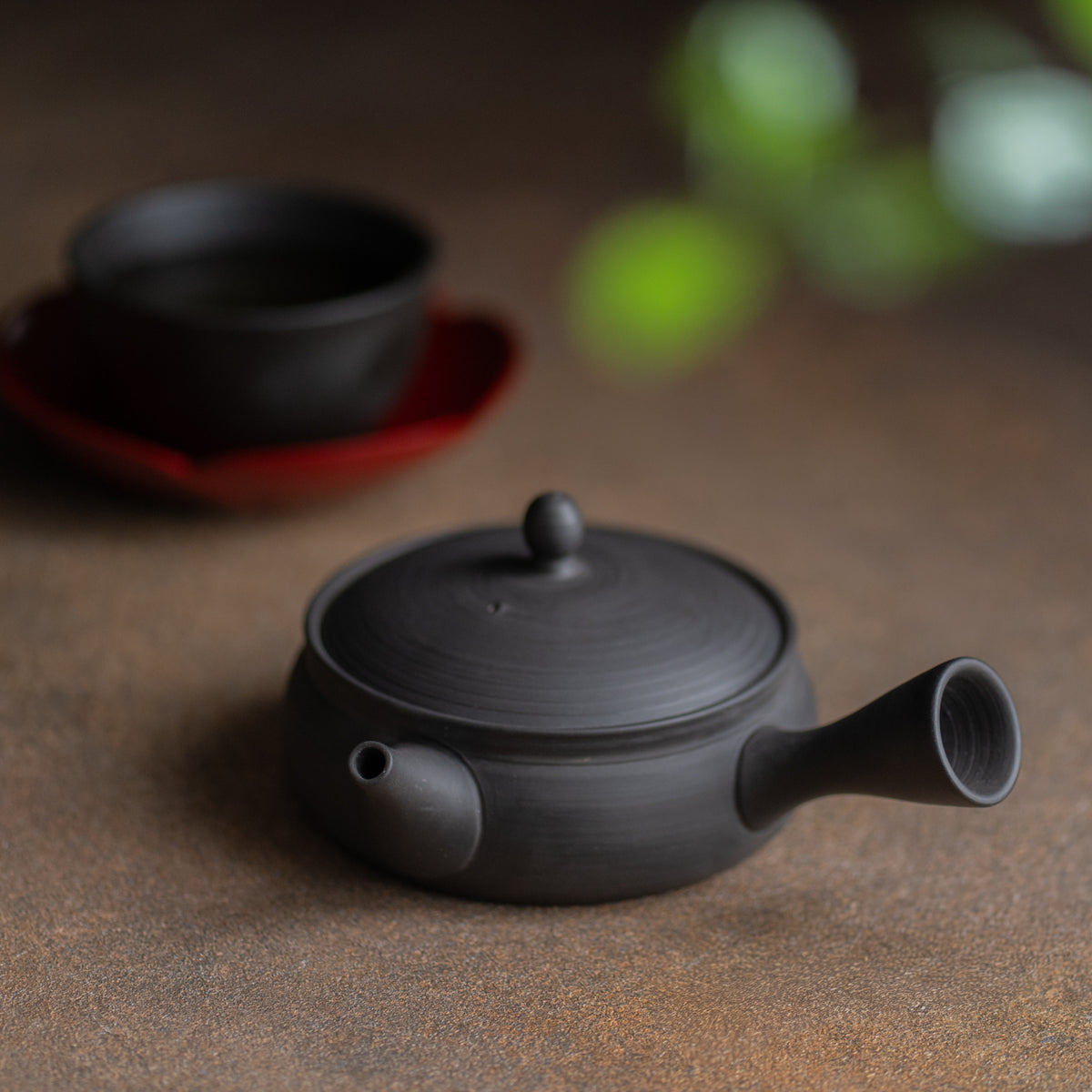 Gyokko Smoky Black Japanese Teapot