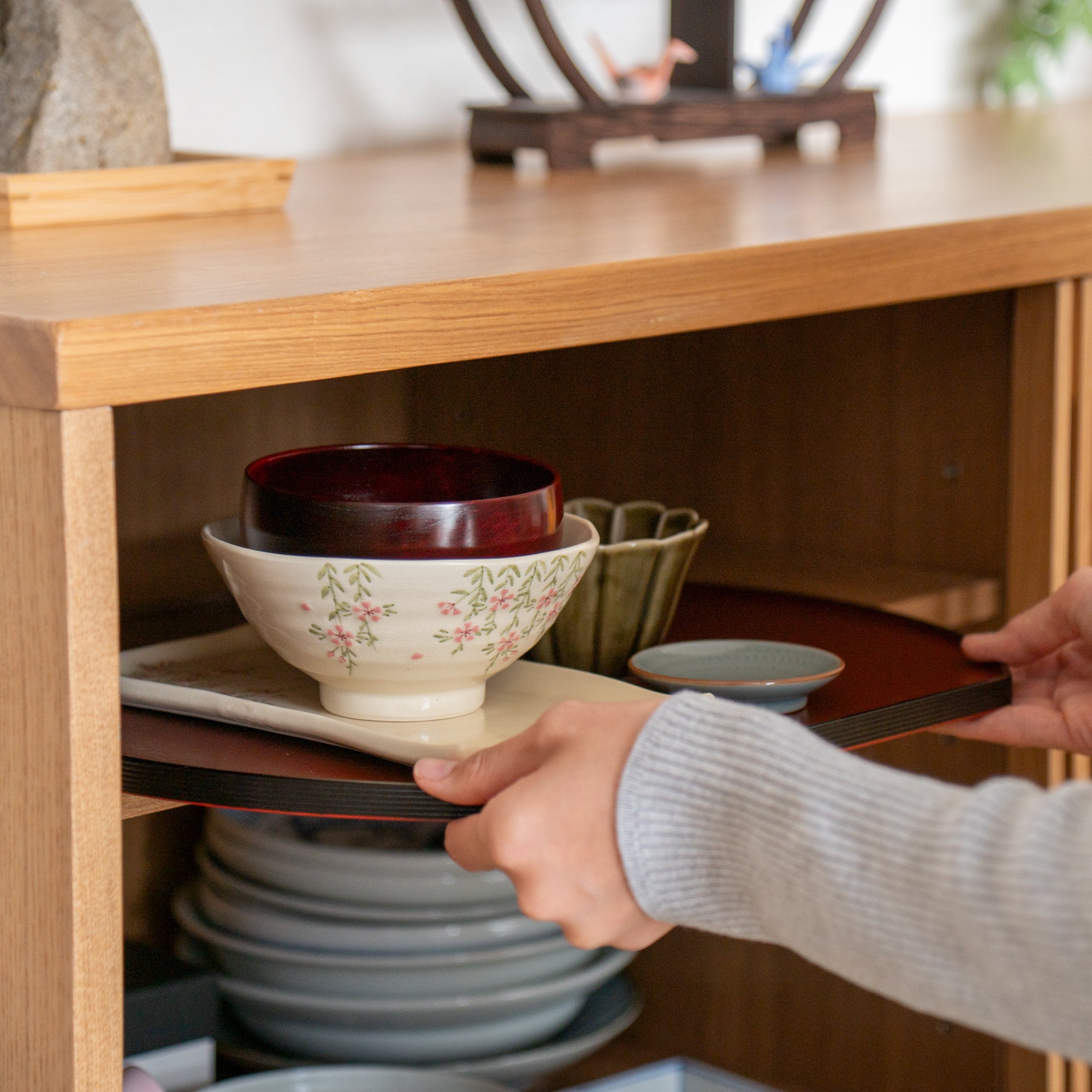 Musubi Mono Tranquil Sakura Dinnerware Set - MUSUBI KILN - Quality Japanese Tableware and Gift