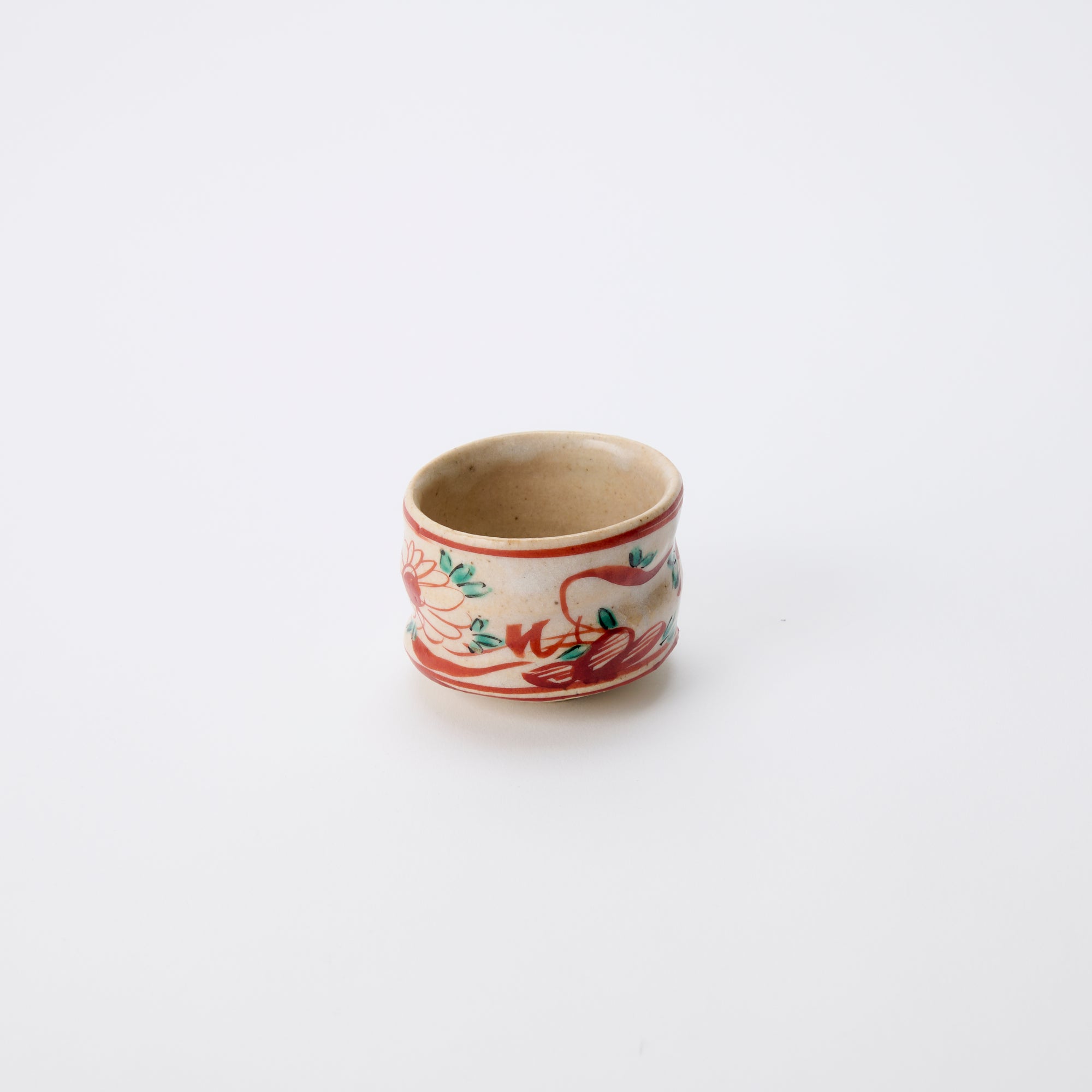 Auspicious Akae Guinomi Sake Cup