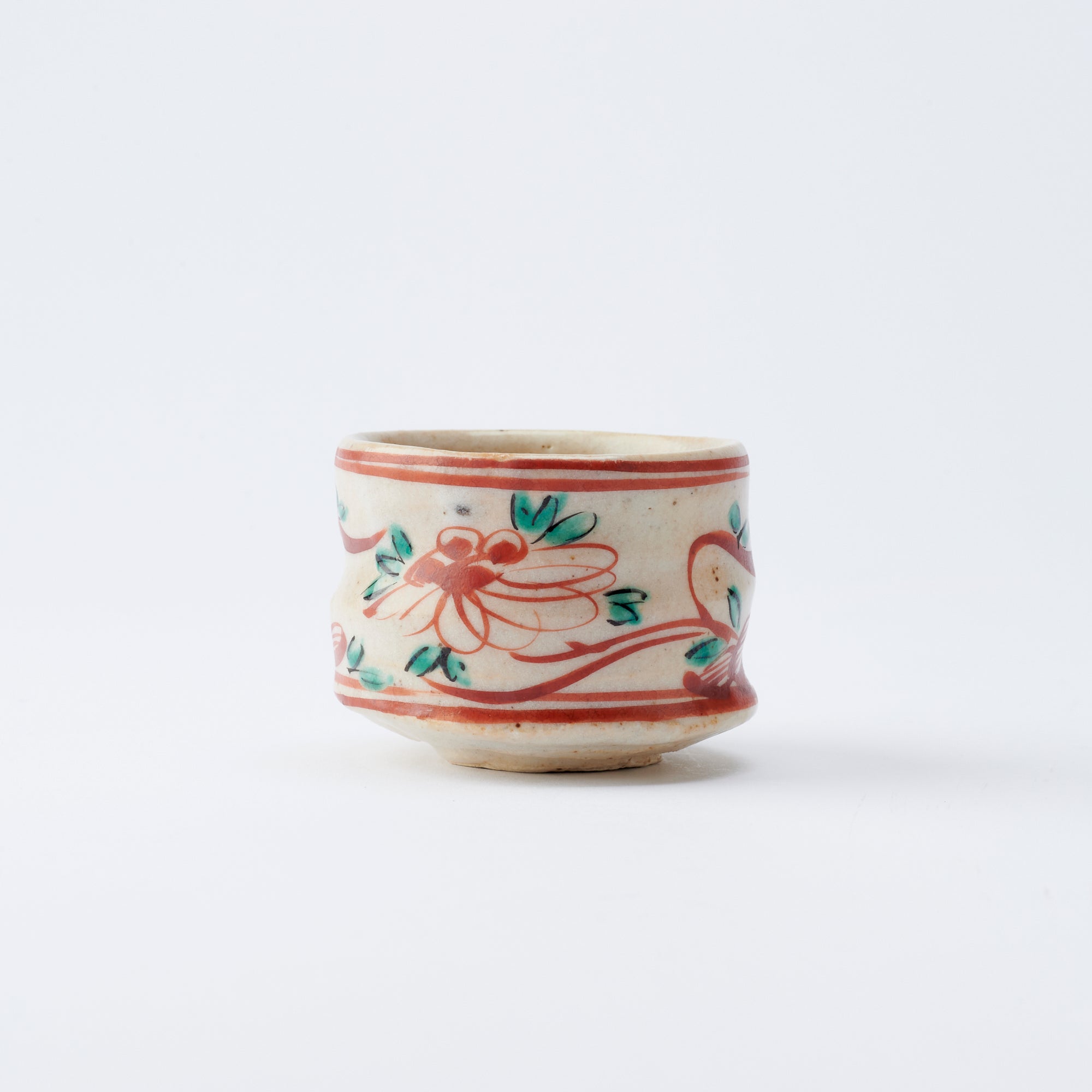 Auspicious Akae Guinomi Sake Cup