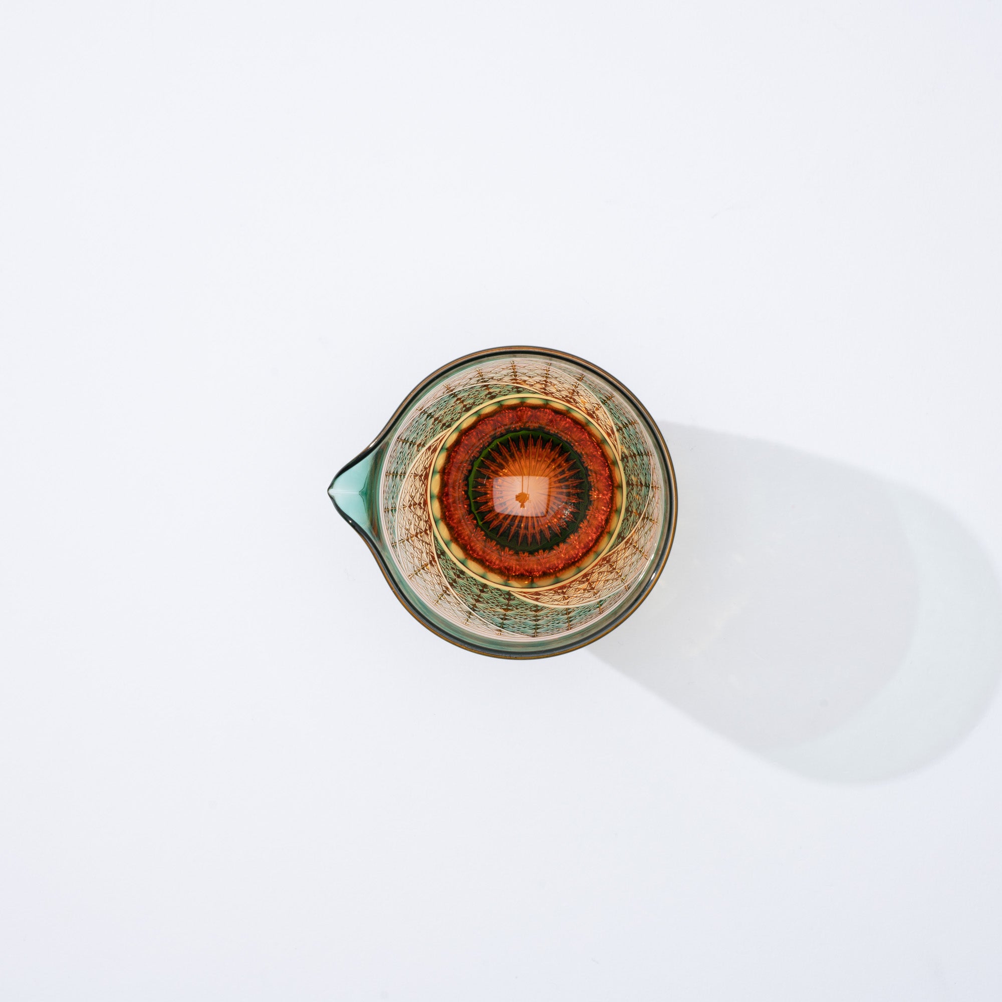 Amber Katakuchi Sake Carafe