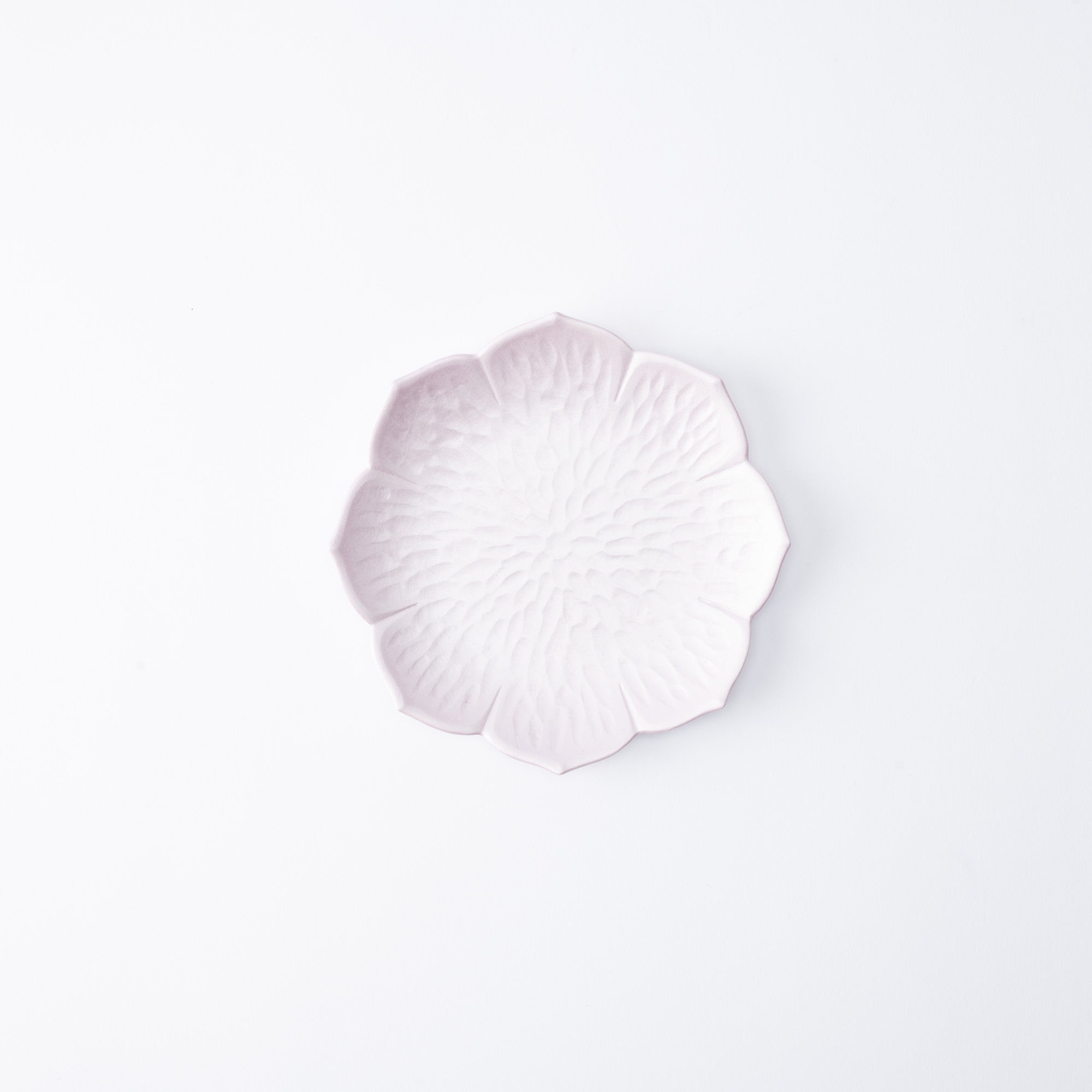 Soft Pink Balloon Flower Side Plate