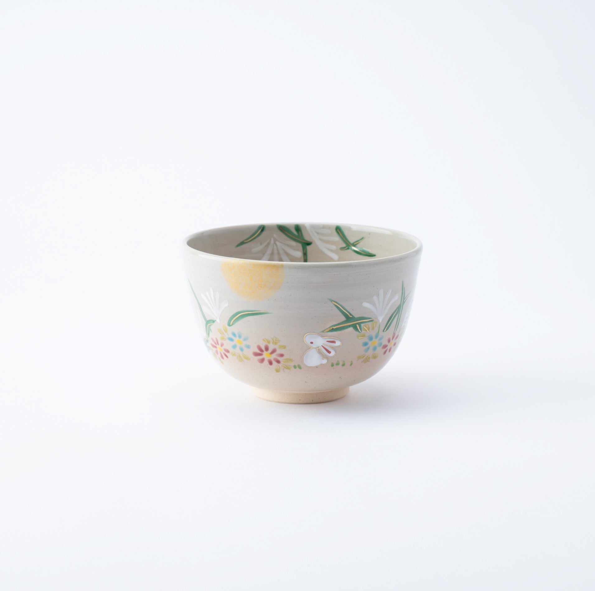 Rabbit and Moon Matcha Bowl
