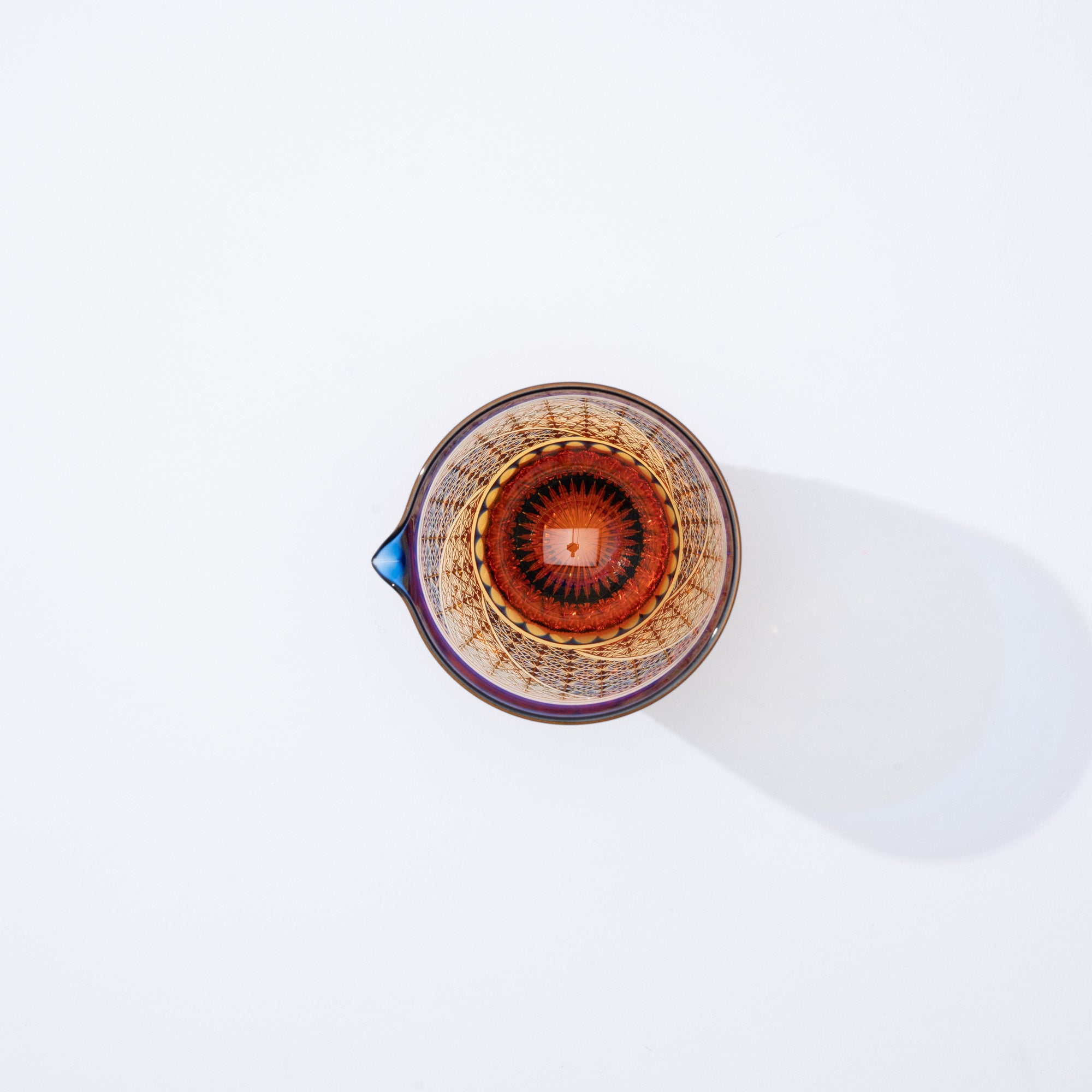 Amber Katakuchi Sake Carafe