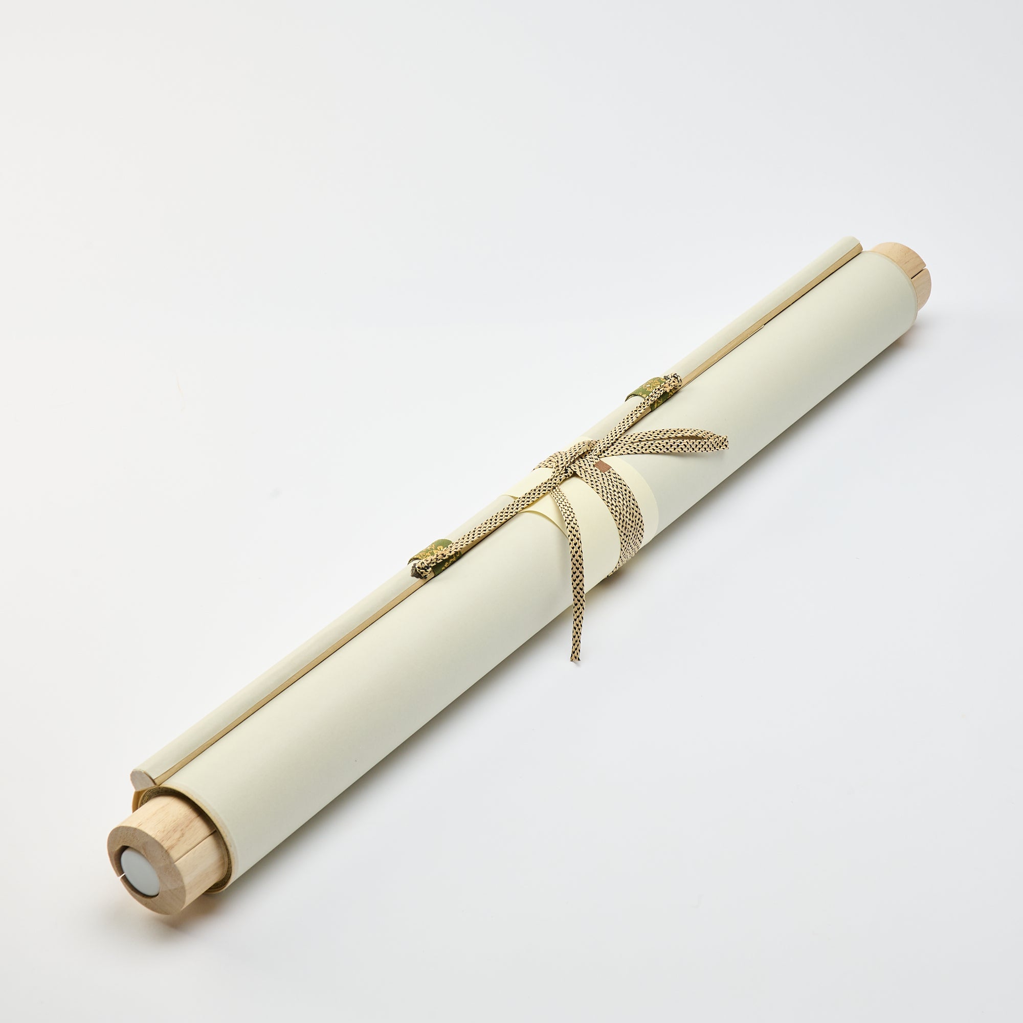 White Peonies Kakejiku Hanging Scroll