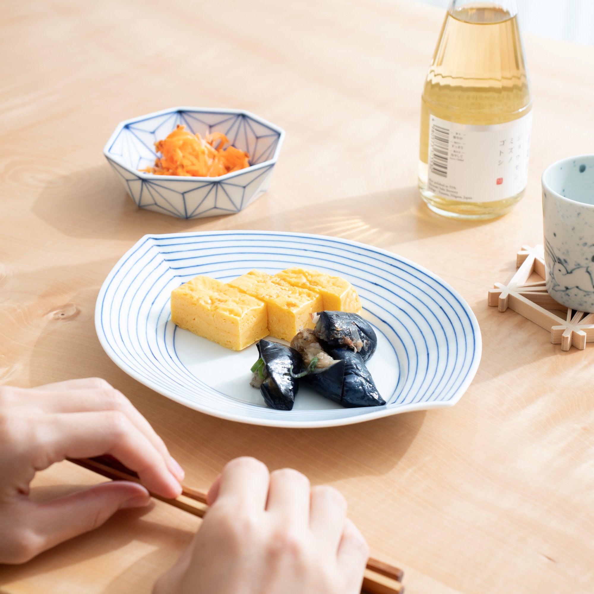 Musubi Mono Blue Breeze Dinnerware Set - MUSUBI KILN - Quality Japanese Tableware and Gift