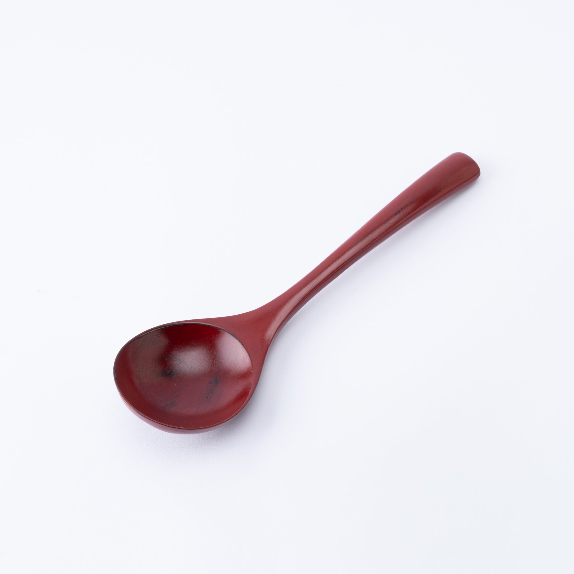 Round Lacquered Ramen Spoon