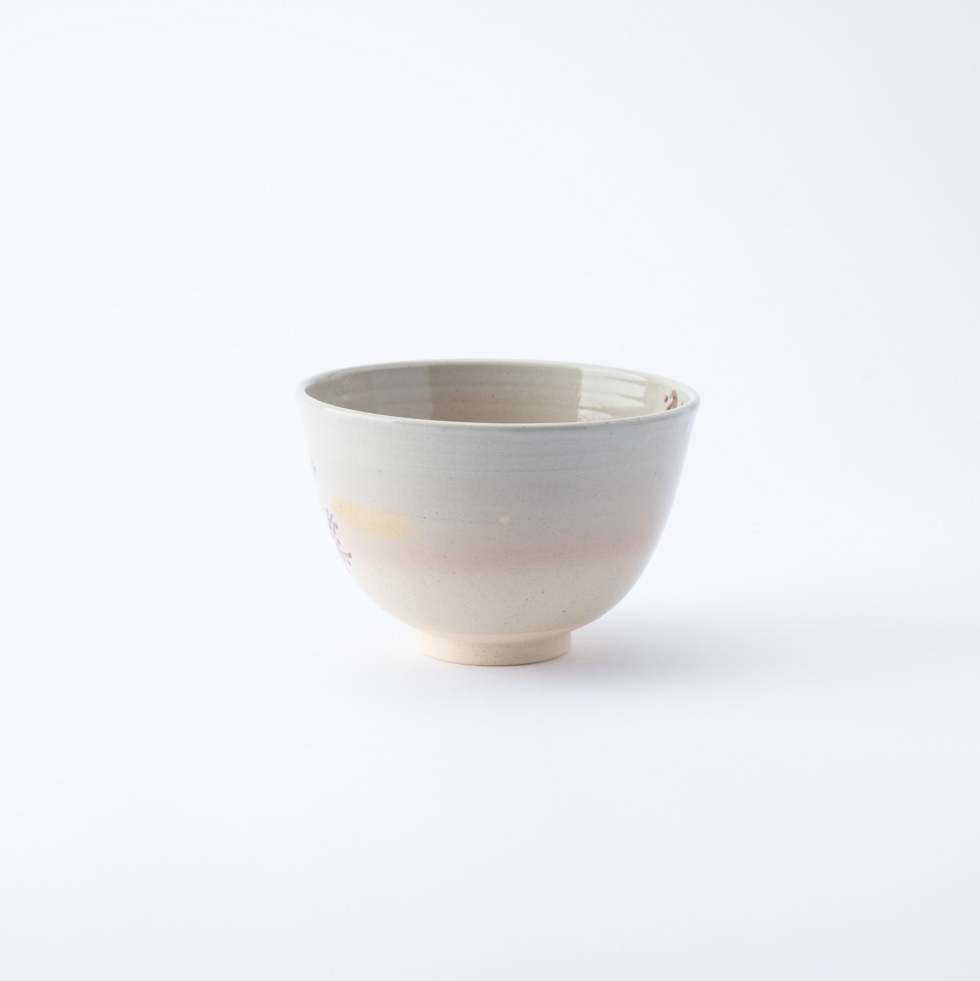Plum Blossom and Nightingale Matcha Bowl