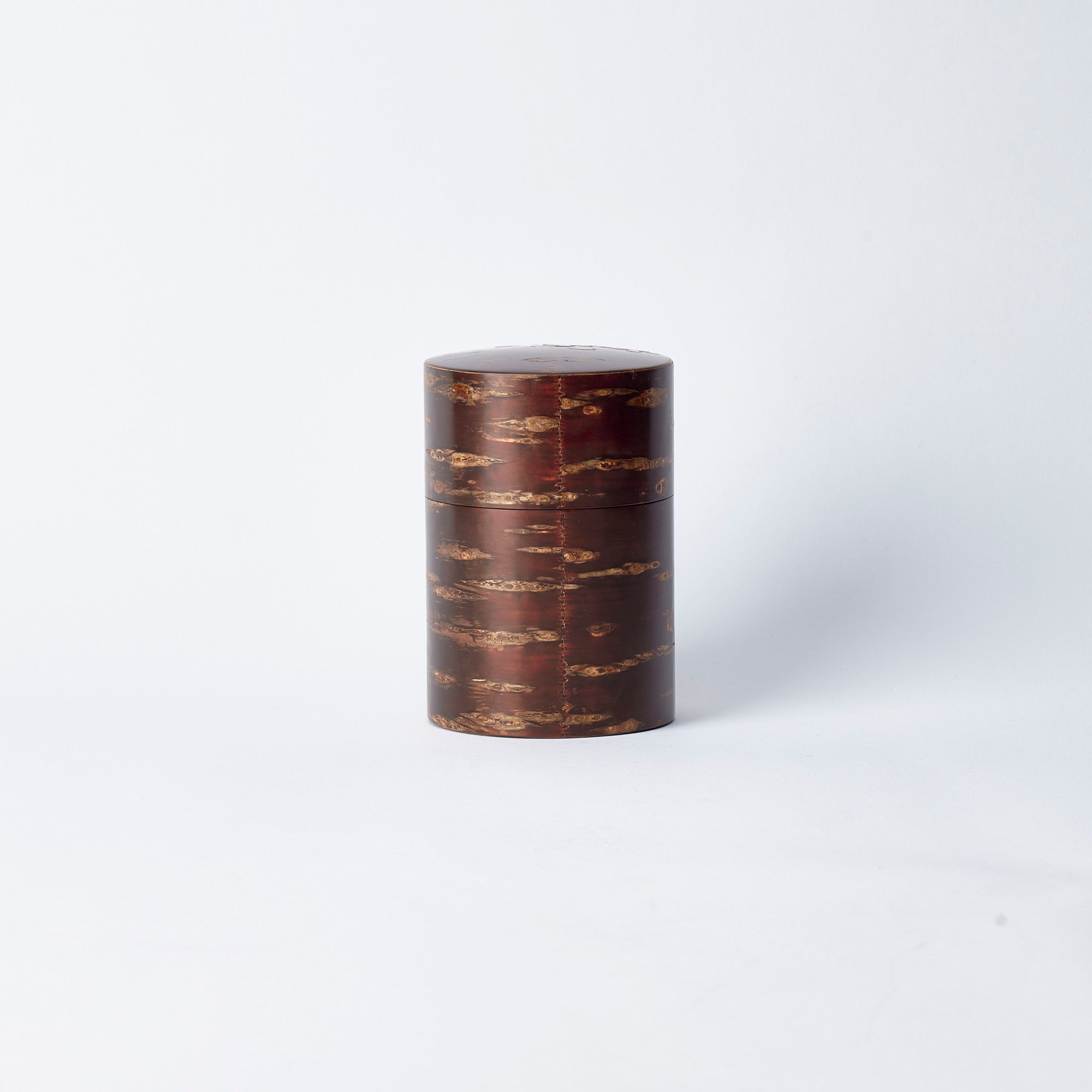 Recipiente para té Sakura Fubuki con incrustaciones de concha rosa