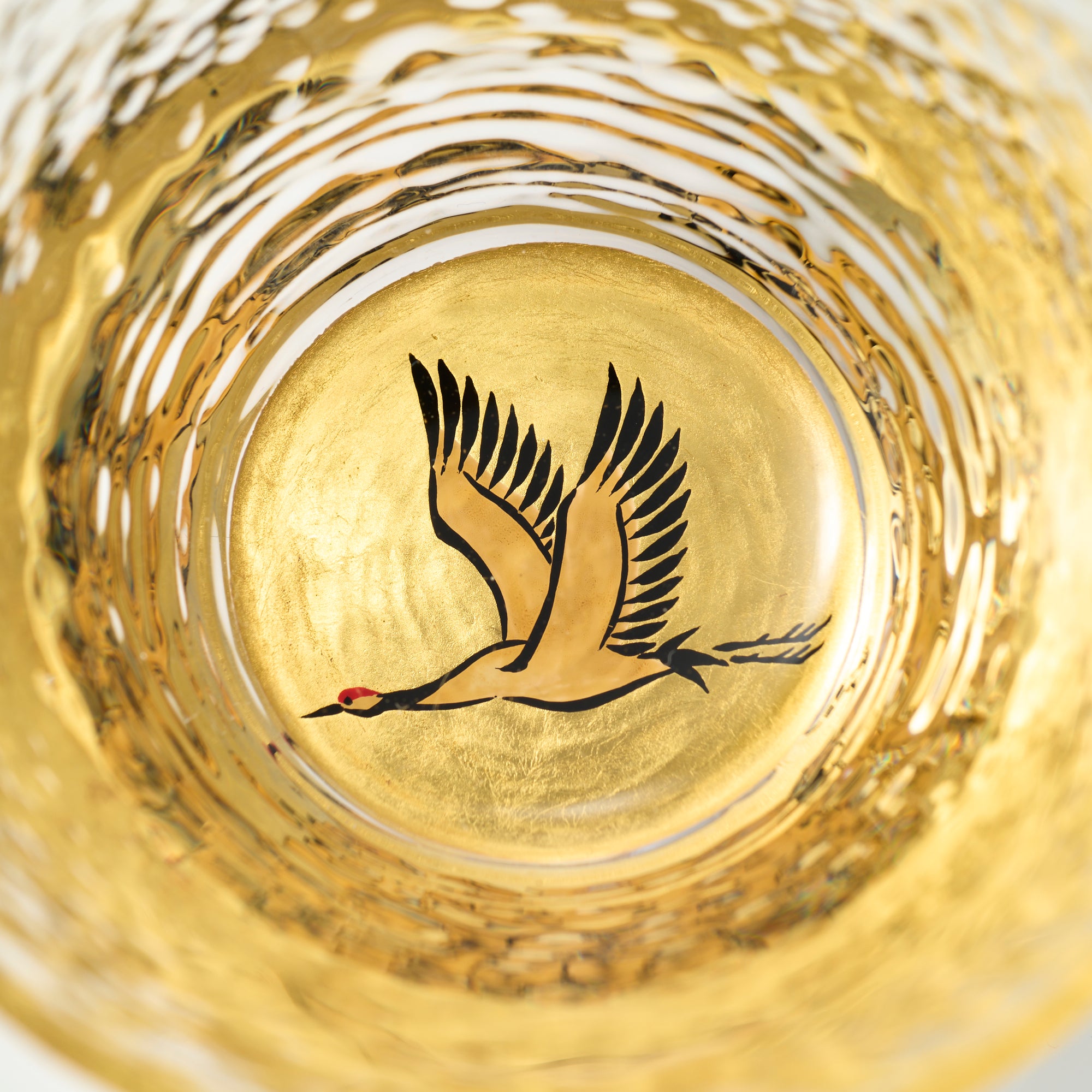 Copa de sake Crane Maki-e Guinomi