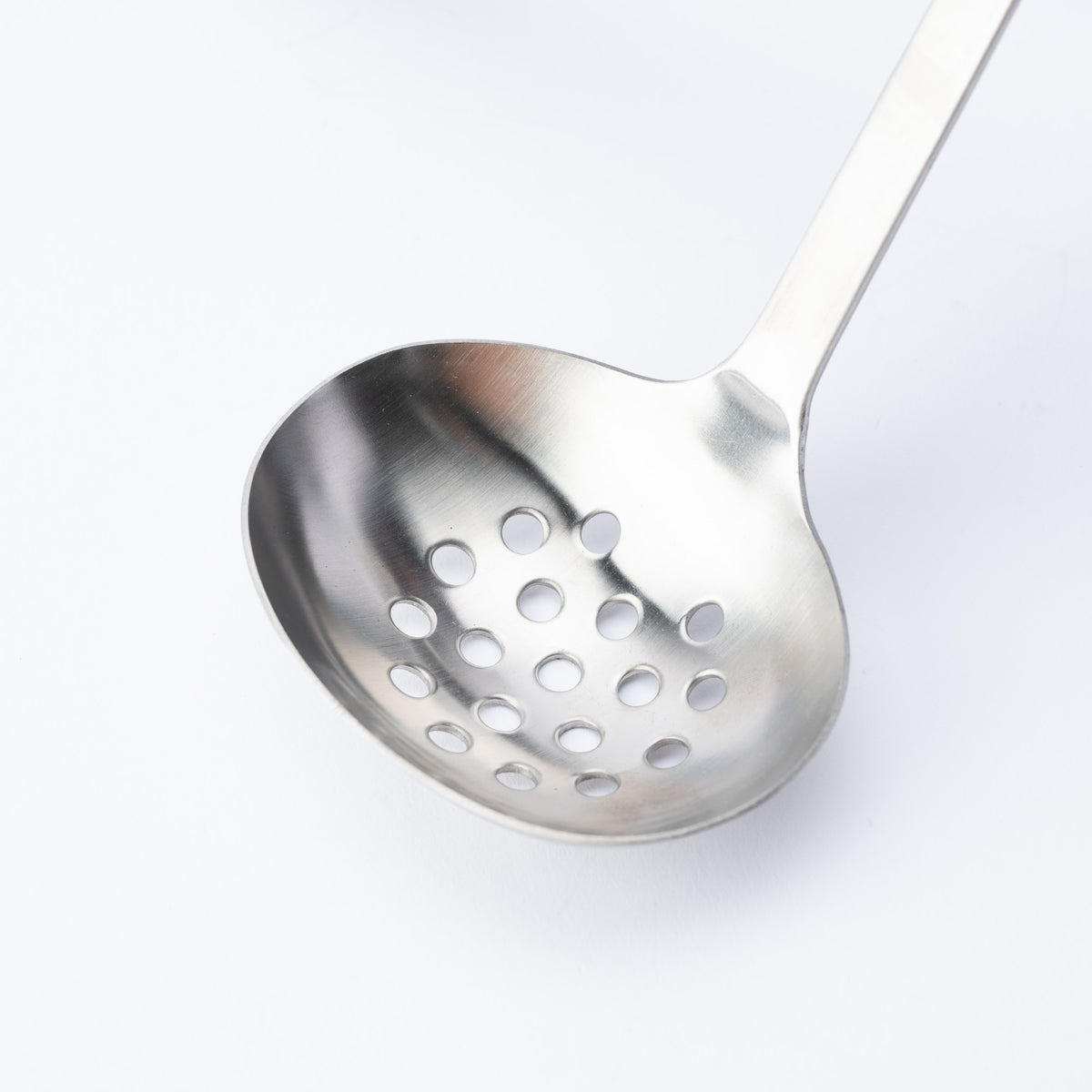 Cucharón perforado de acero inoxidable
