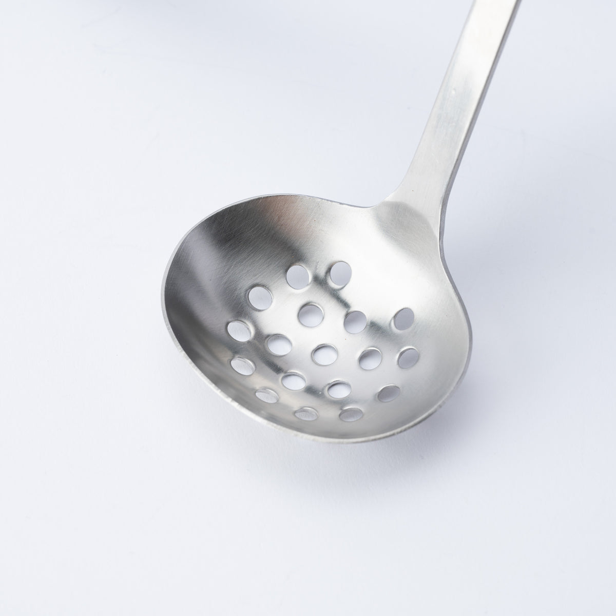 Cucharón perforado de acero inoxidable