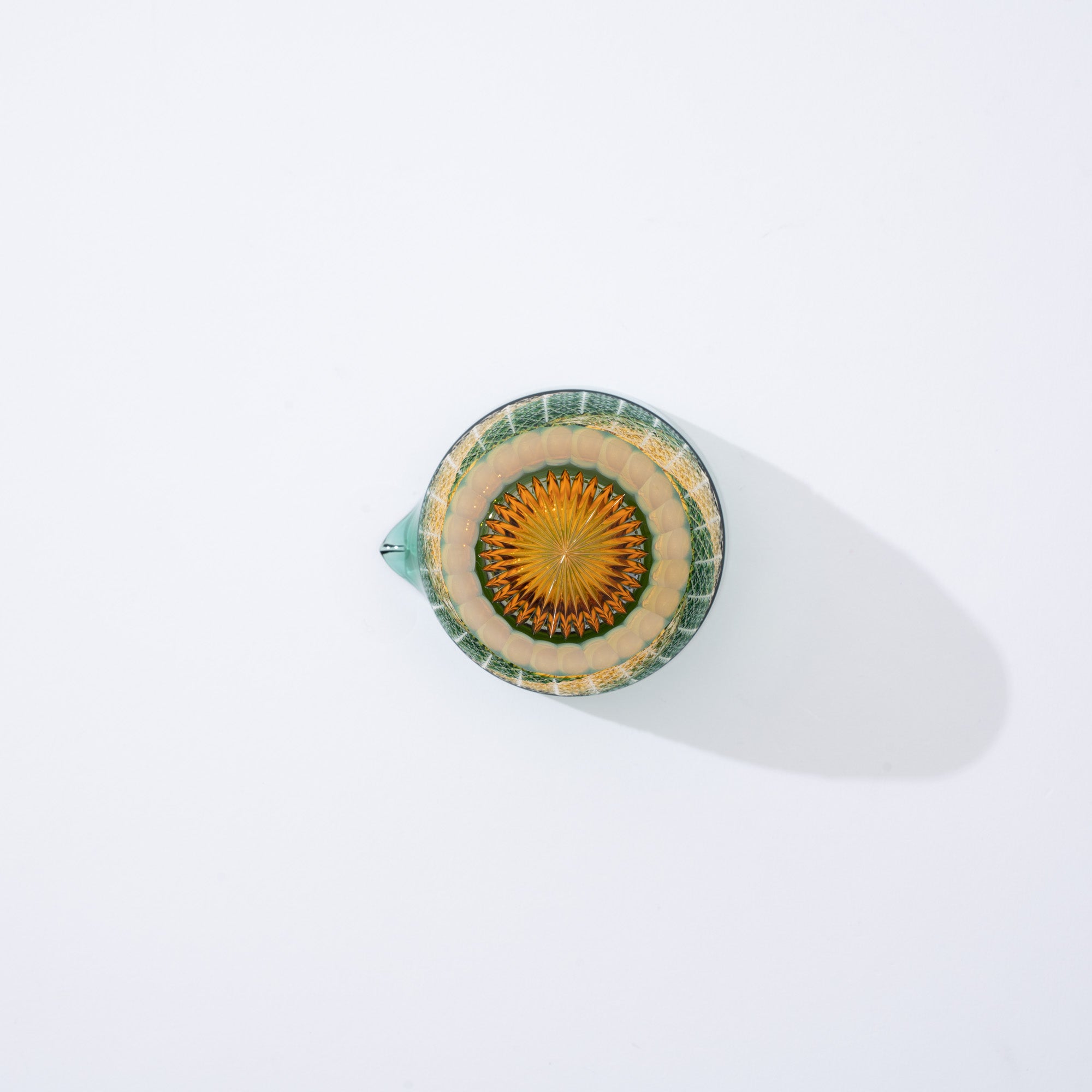 Amber Katakuchi Sake Carafe