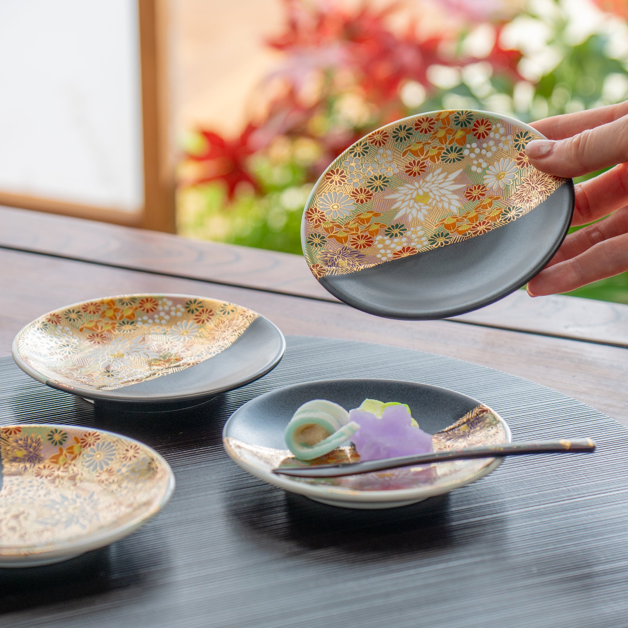 Hanazume Sauce Plate Set