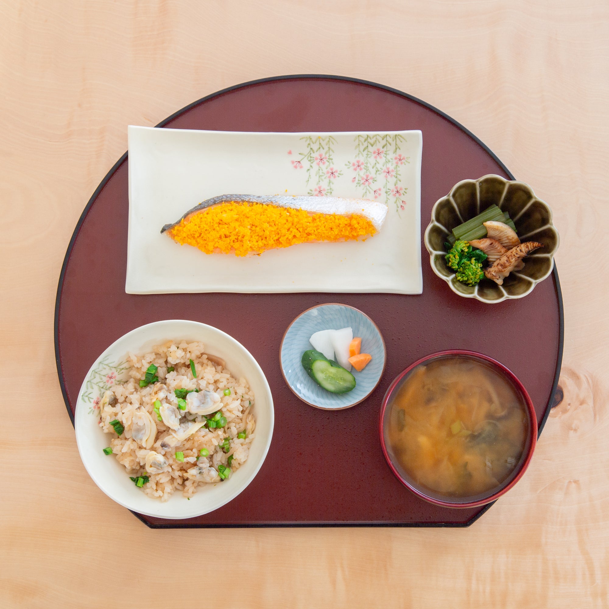 Musubi Mono Tranquil Sakura Dinnerware Set - MUSUBI KILN - Quality Japanese Tableware and Gift