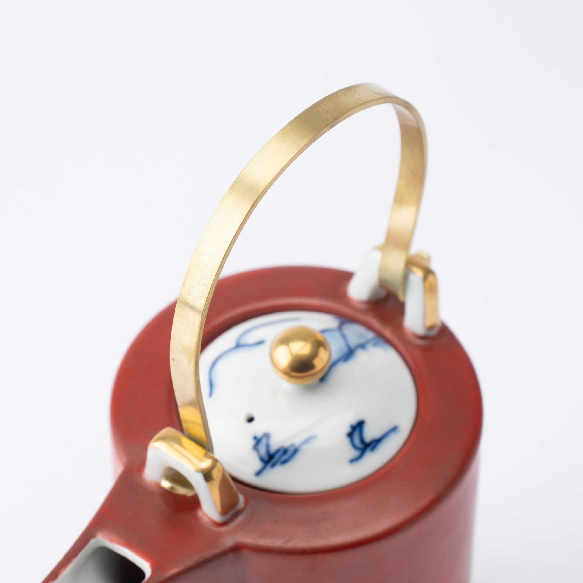 Bengara Red Tall Sake Pot