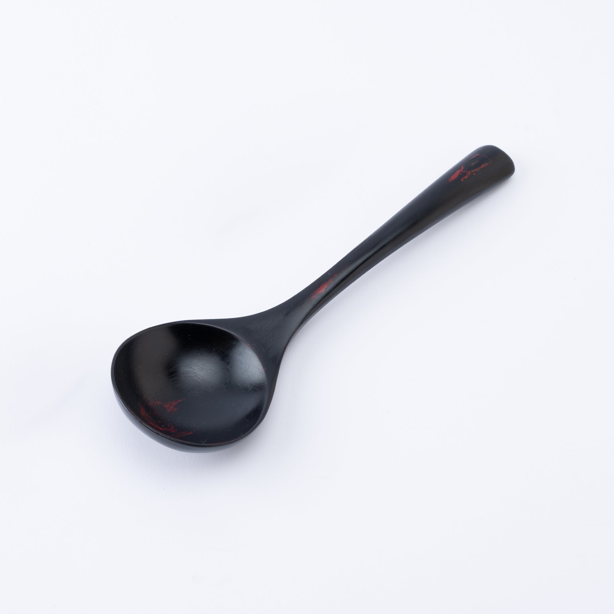 Round Lacquered Ramen Spoon