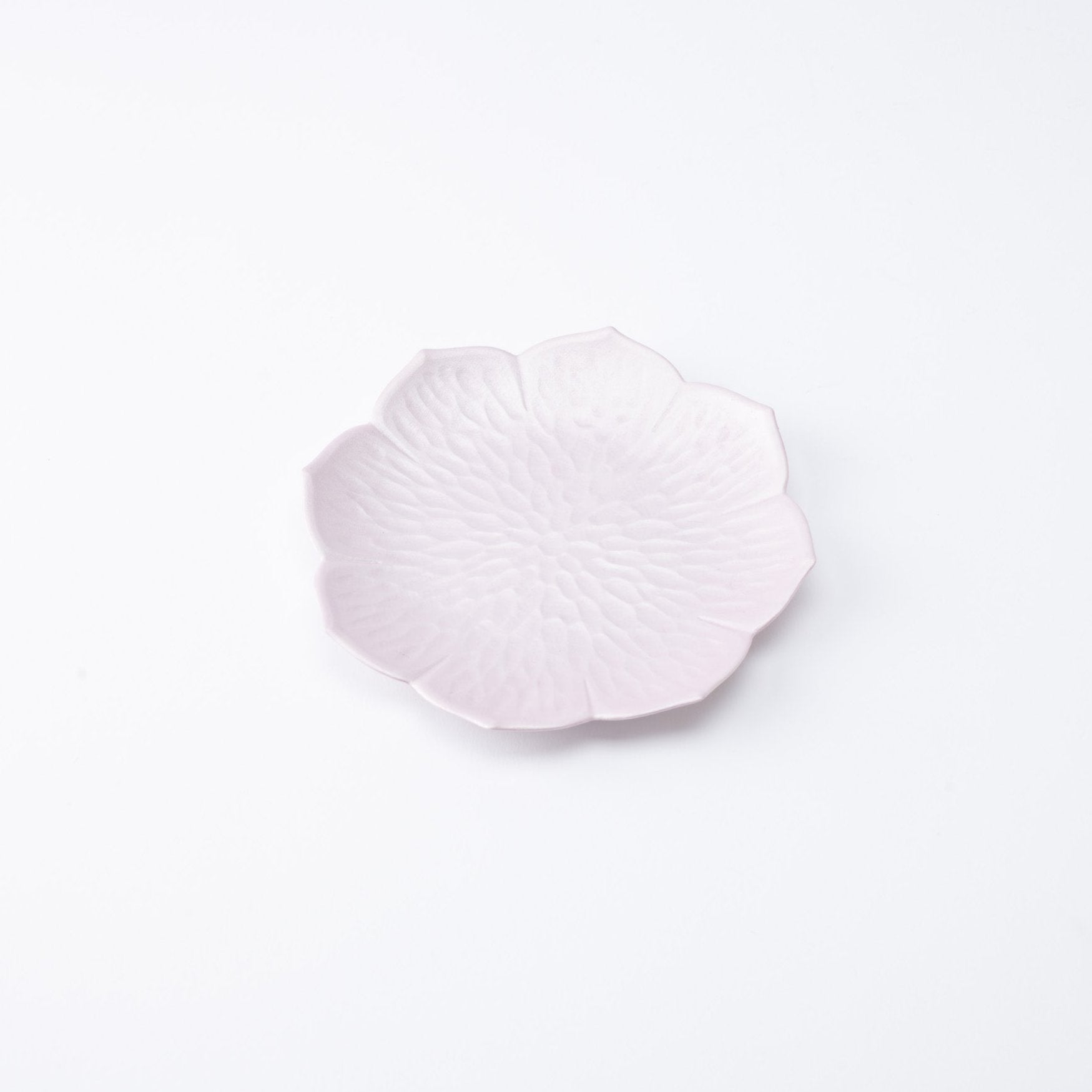 Soft Pink Balloon Flower Side Plate