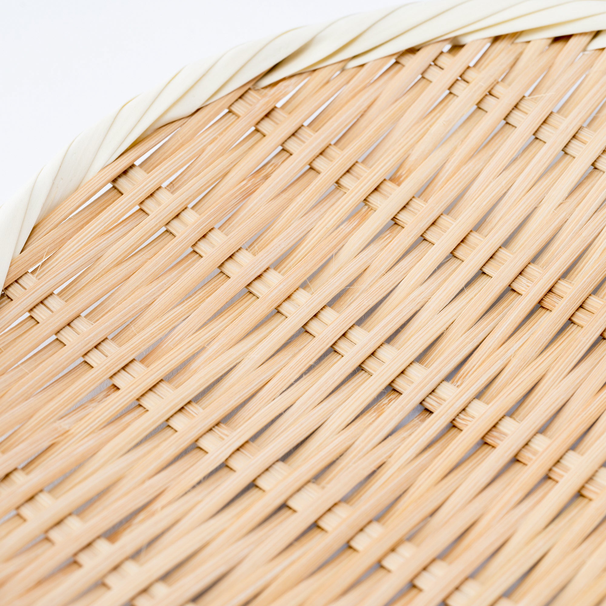 Basket Weave Bamboo Strainer