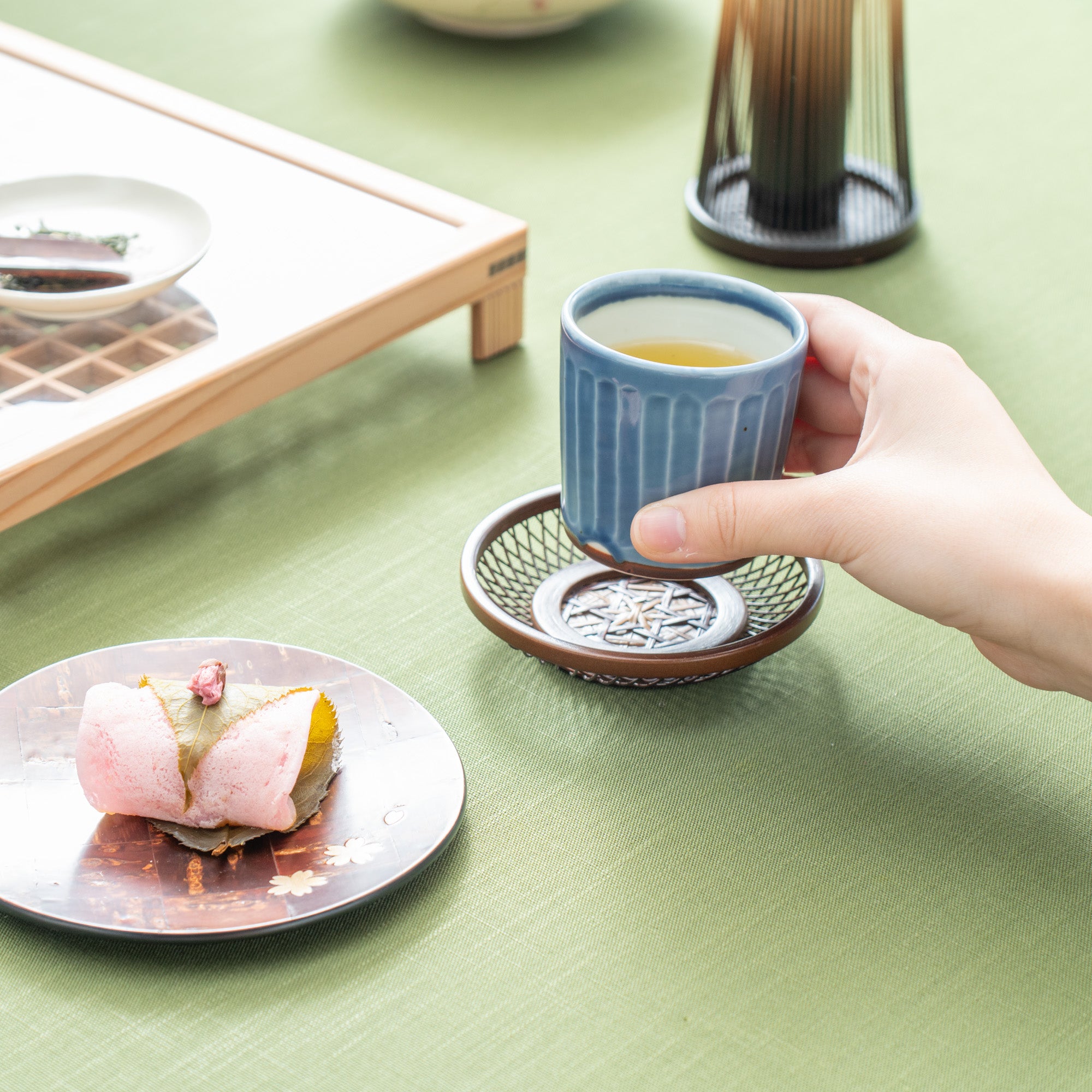 Lapis Blue Guinomi Sake Cup