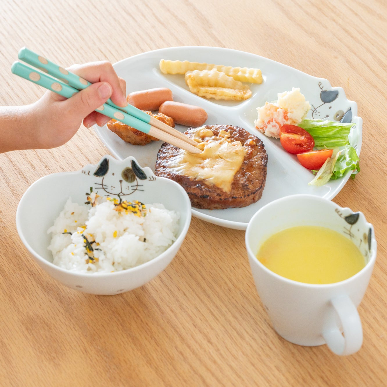 Tasse à vagues de chat