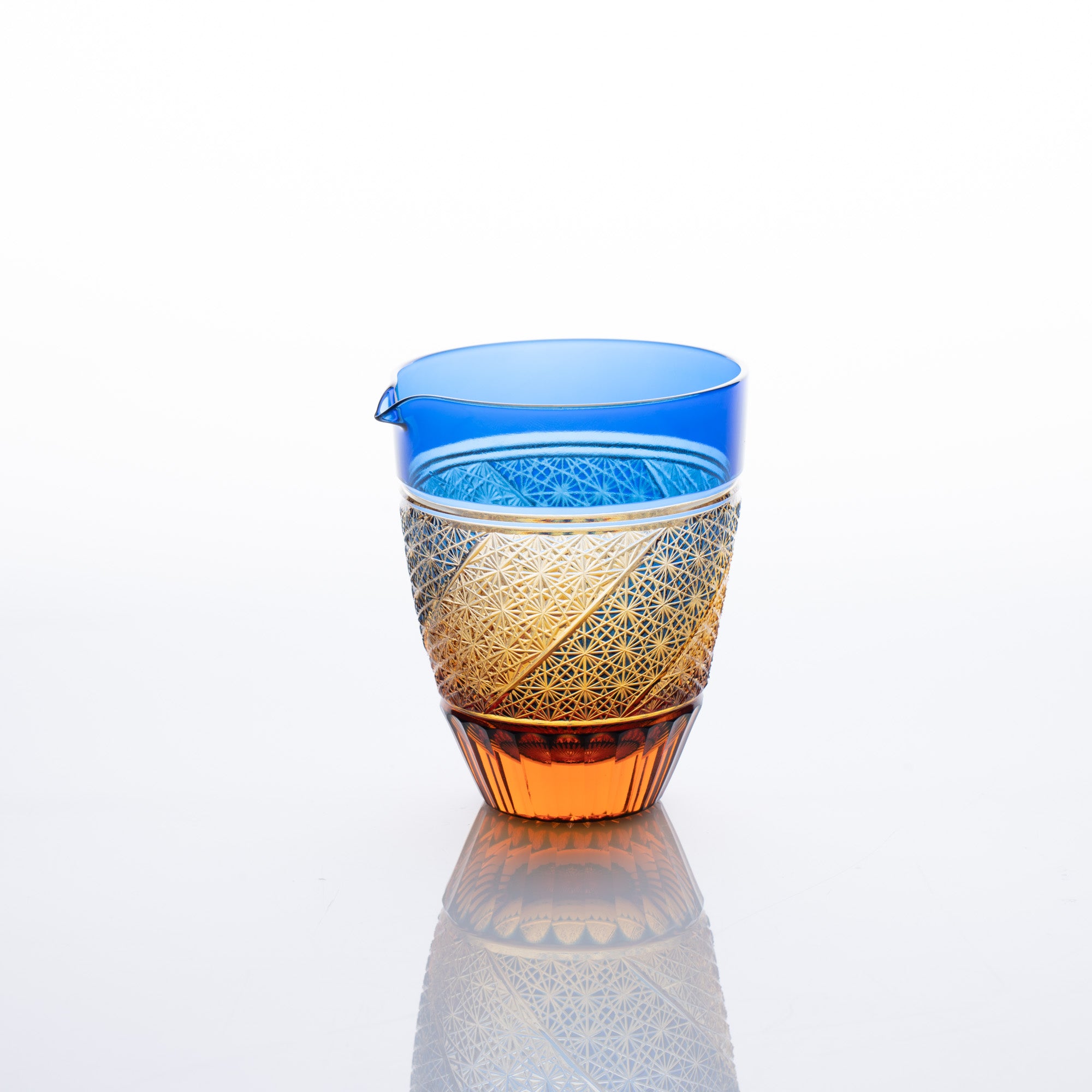 Amber Katakuchi Sake Carafe