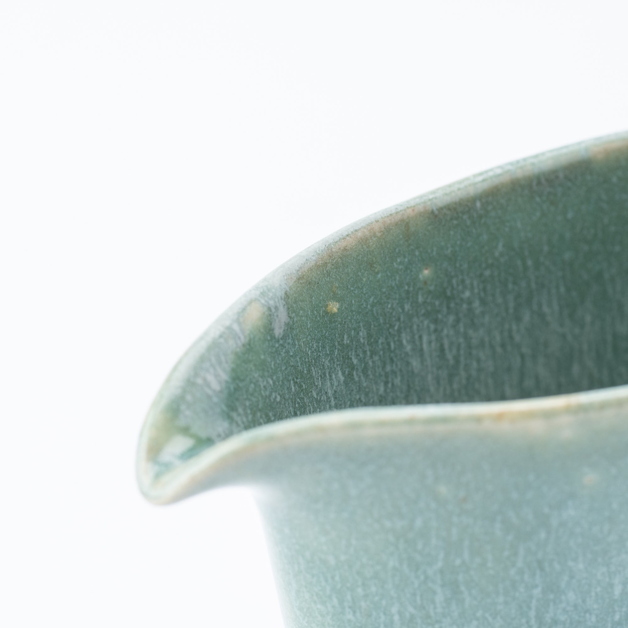 Soporte para salsa y utensilios con glaseado terroso