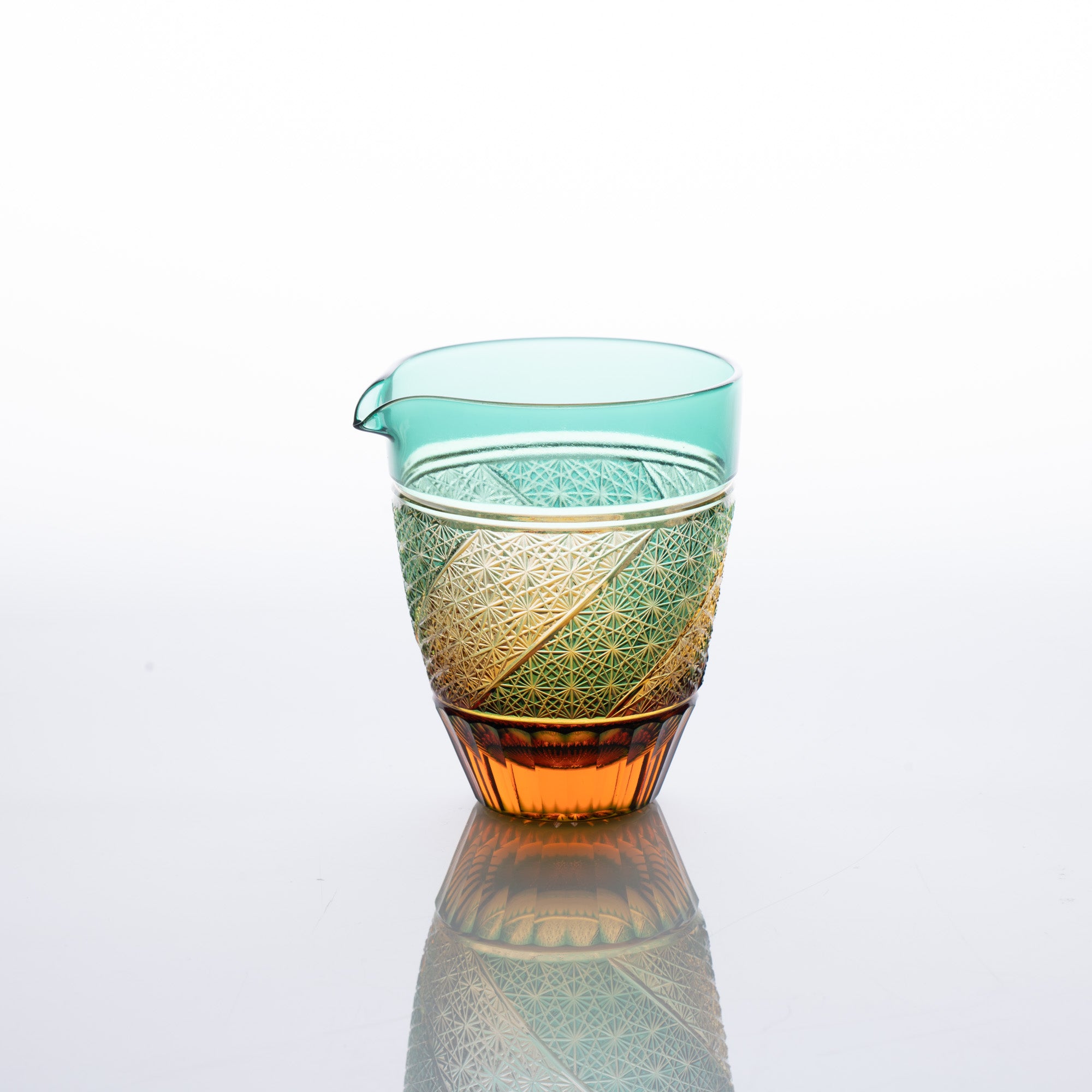 Amber Katakuchi Sake Carafe