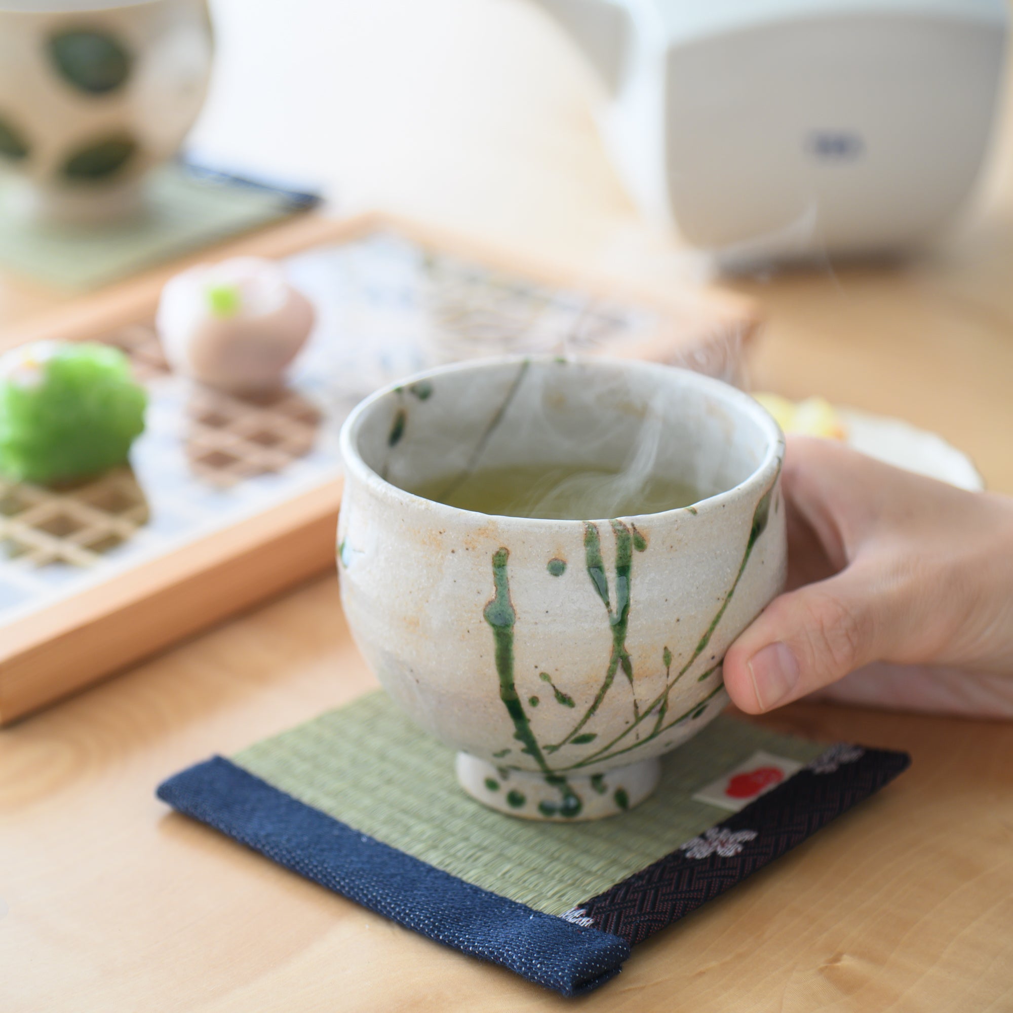 Water Plant Japanese Teacup