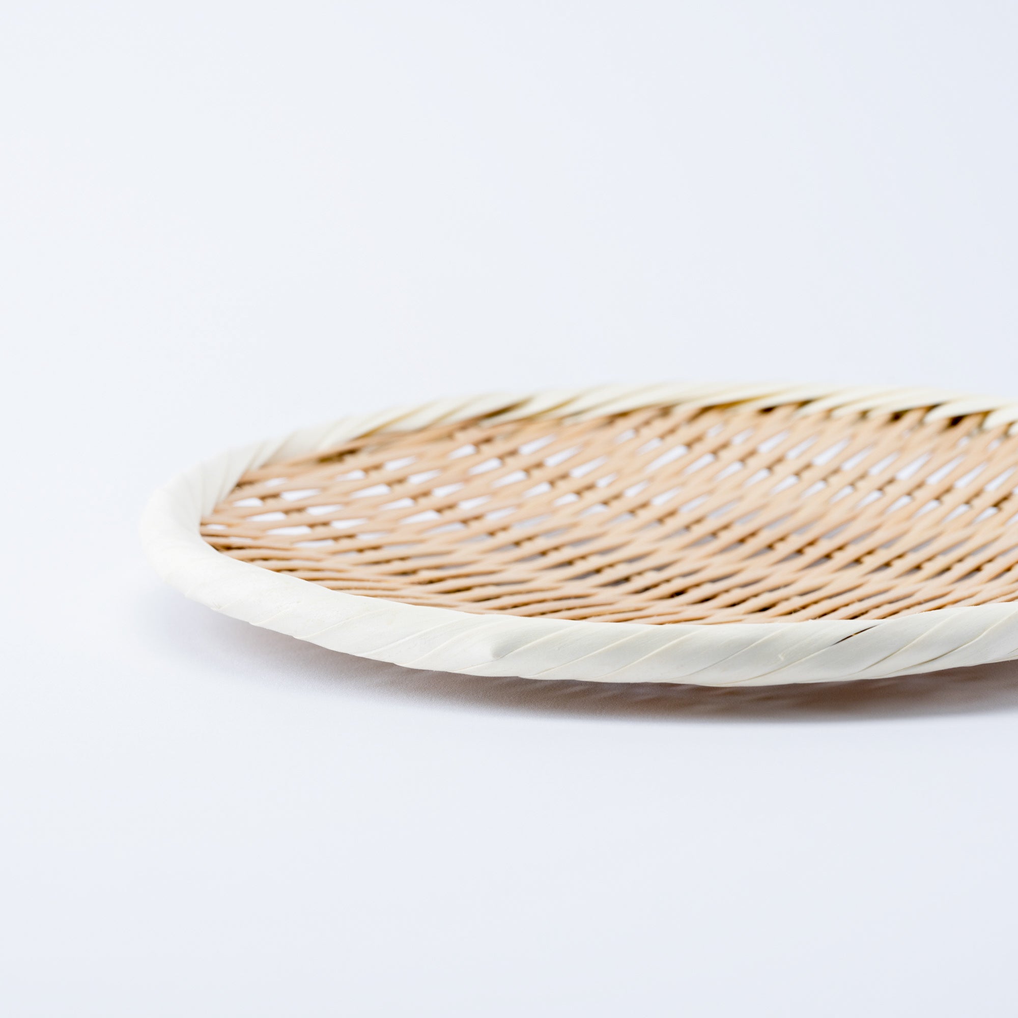 Basket Weave Bamboo Strainer