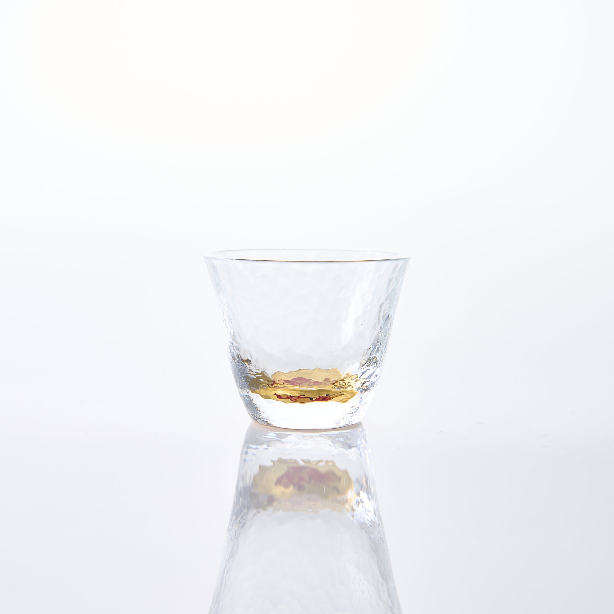 Goldfish Maki-e Glass Sake Cup