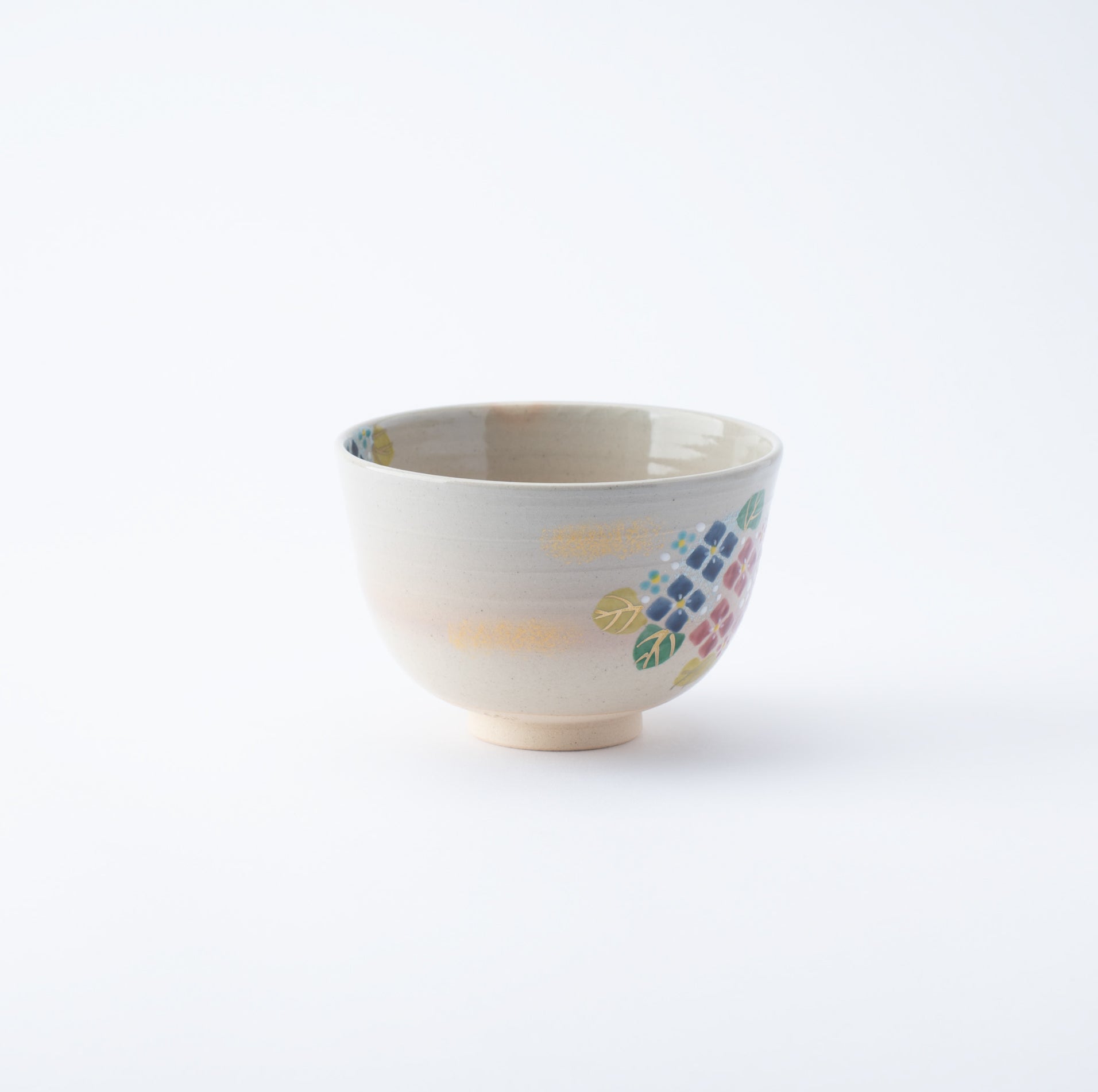 Blooming Hydrangeas Matcha Bowl