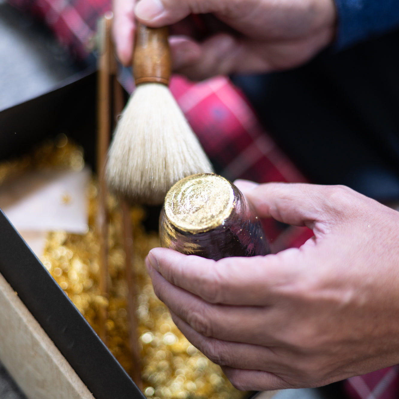 Copa de sake Crane Maki-e Guinomi