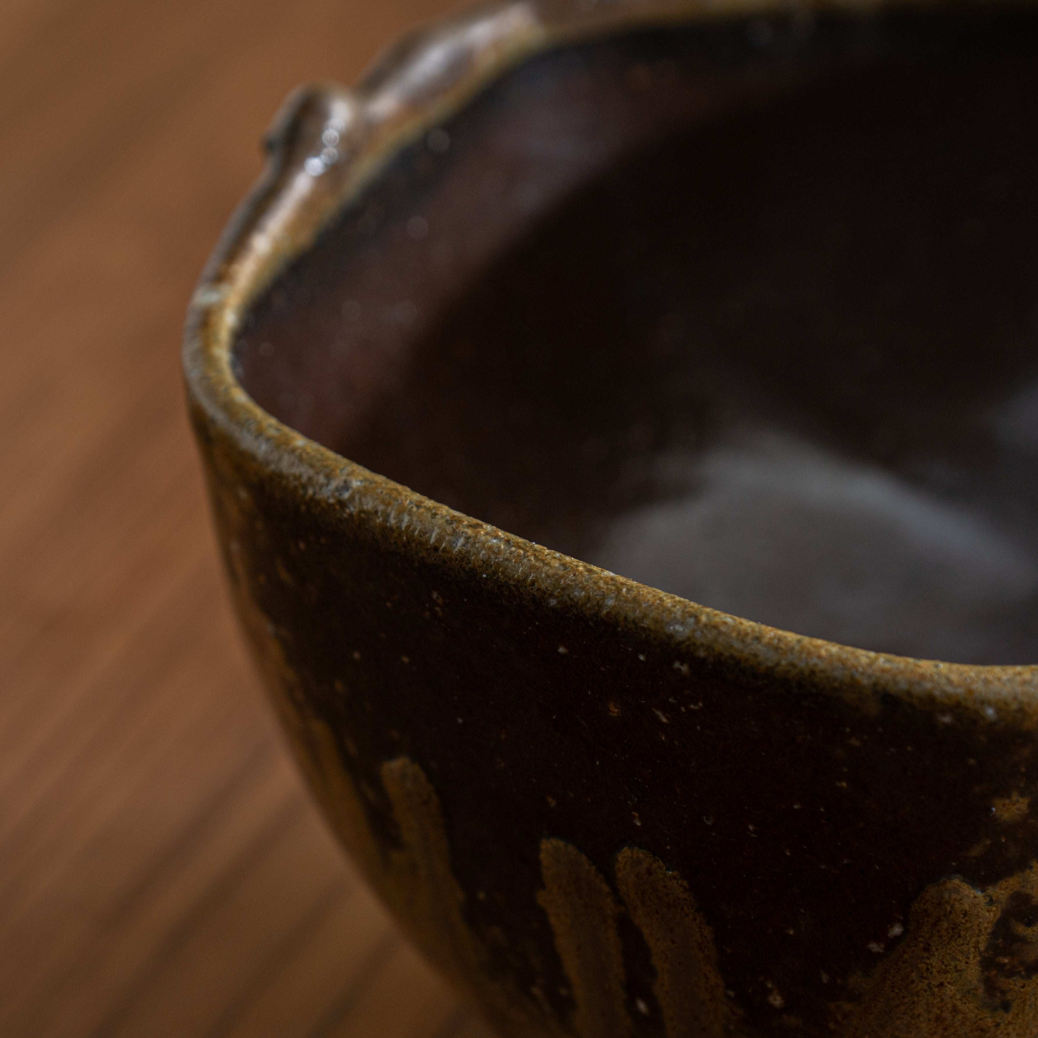 Shima Five-Sided Matcha Bowl