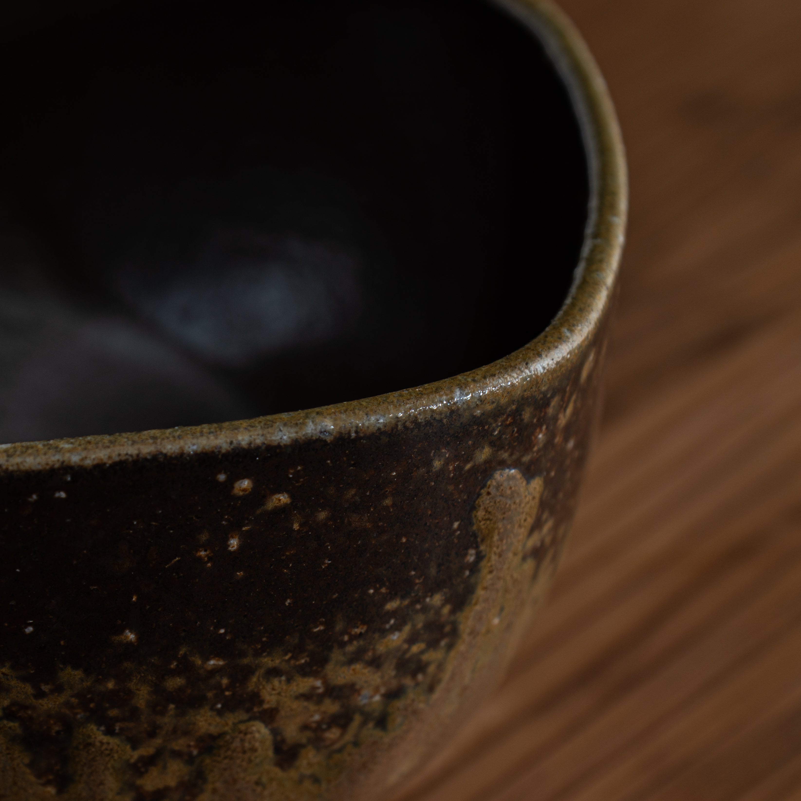 Shima Five-Sided Matcha Bowl